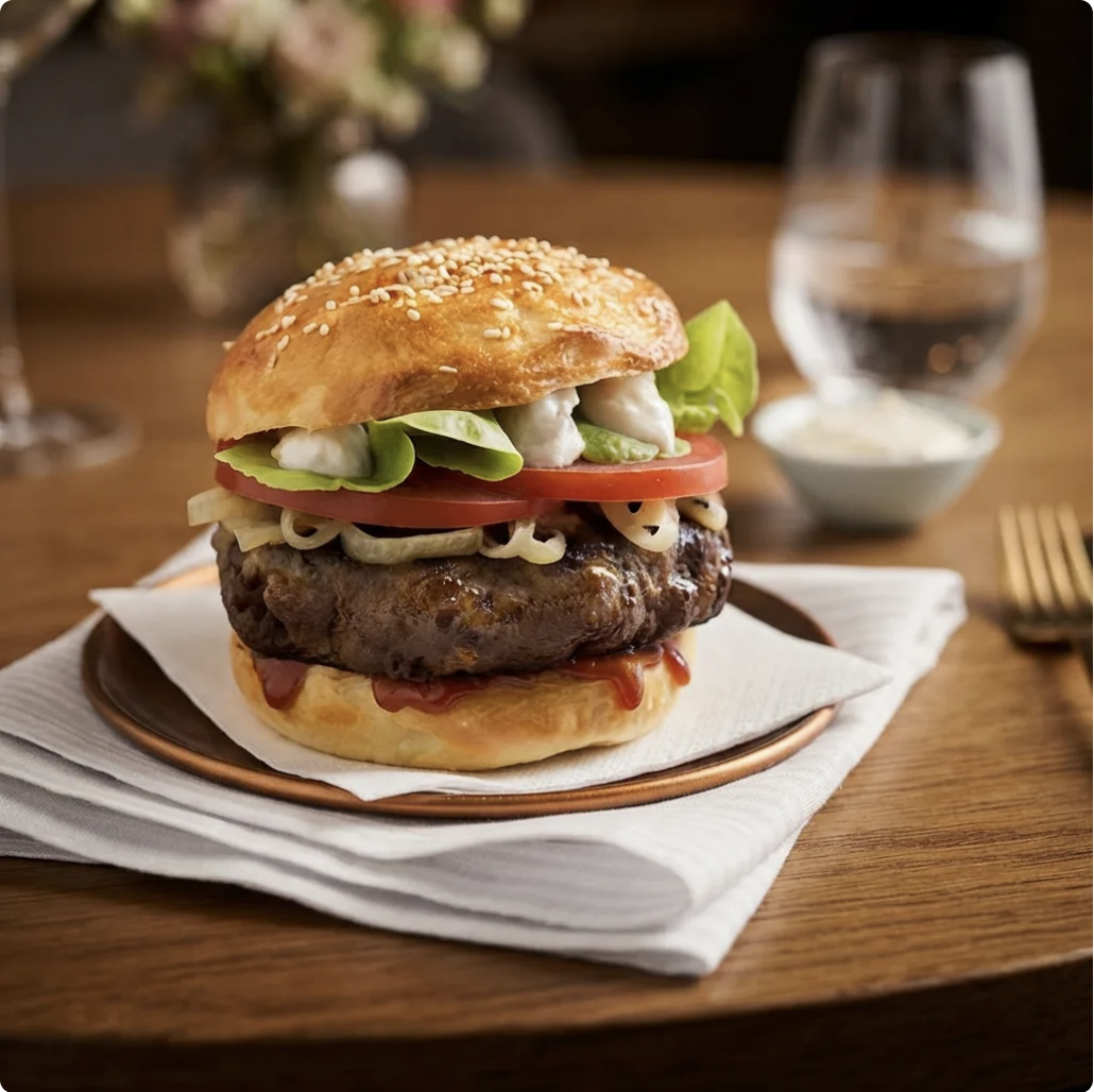 Classic Burger — AI ile iyileştirildi